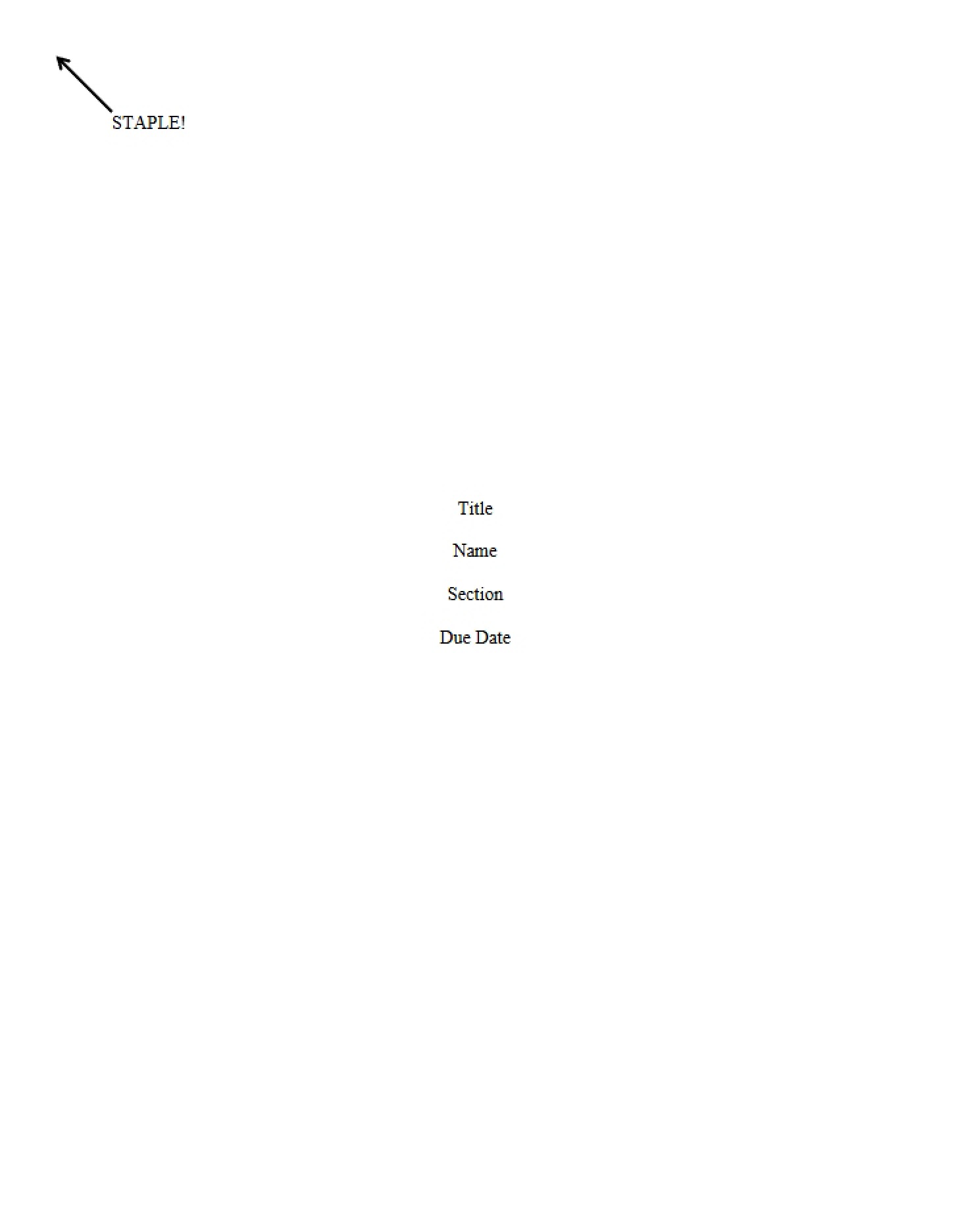 Guidelines for Writing Lab Reports