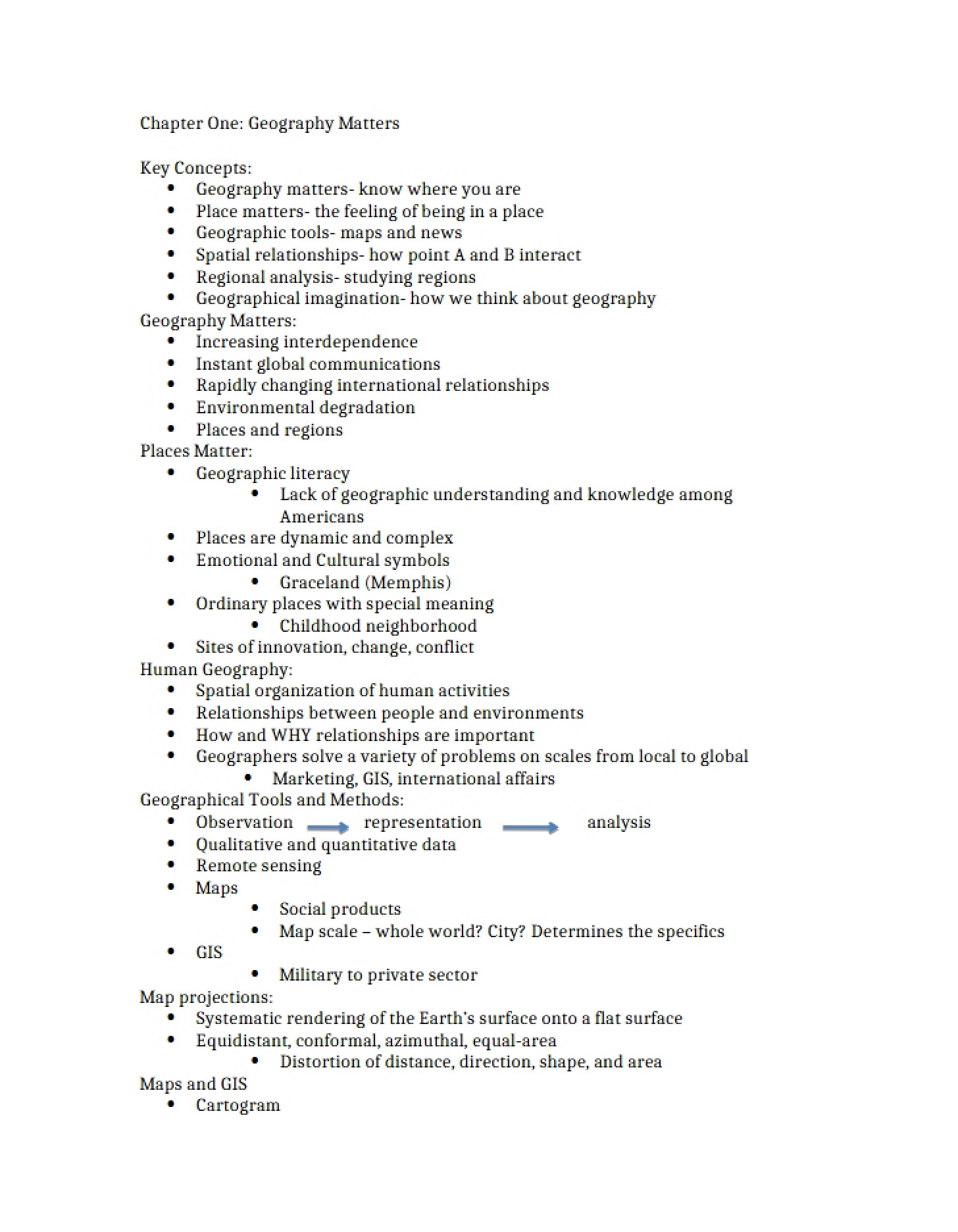 Geography Matters Chapter 1