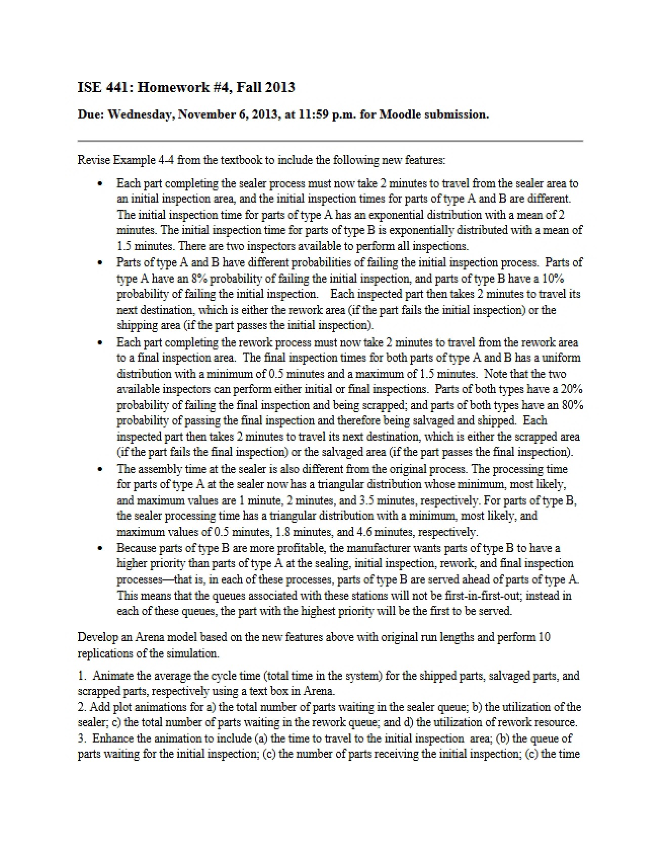 Fall 13 Homework Four