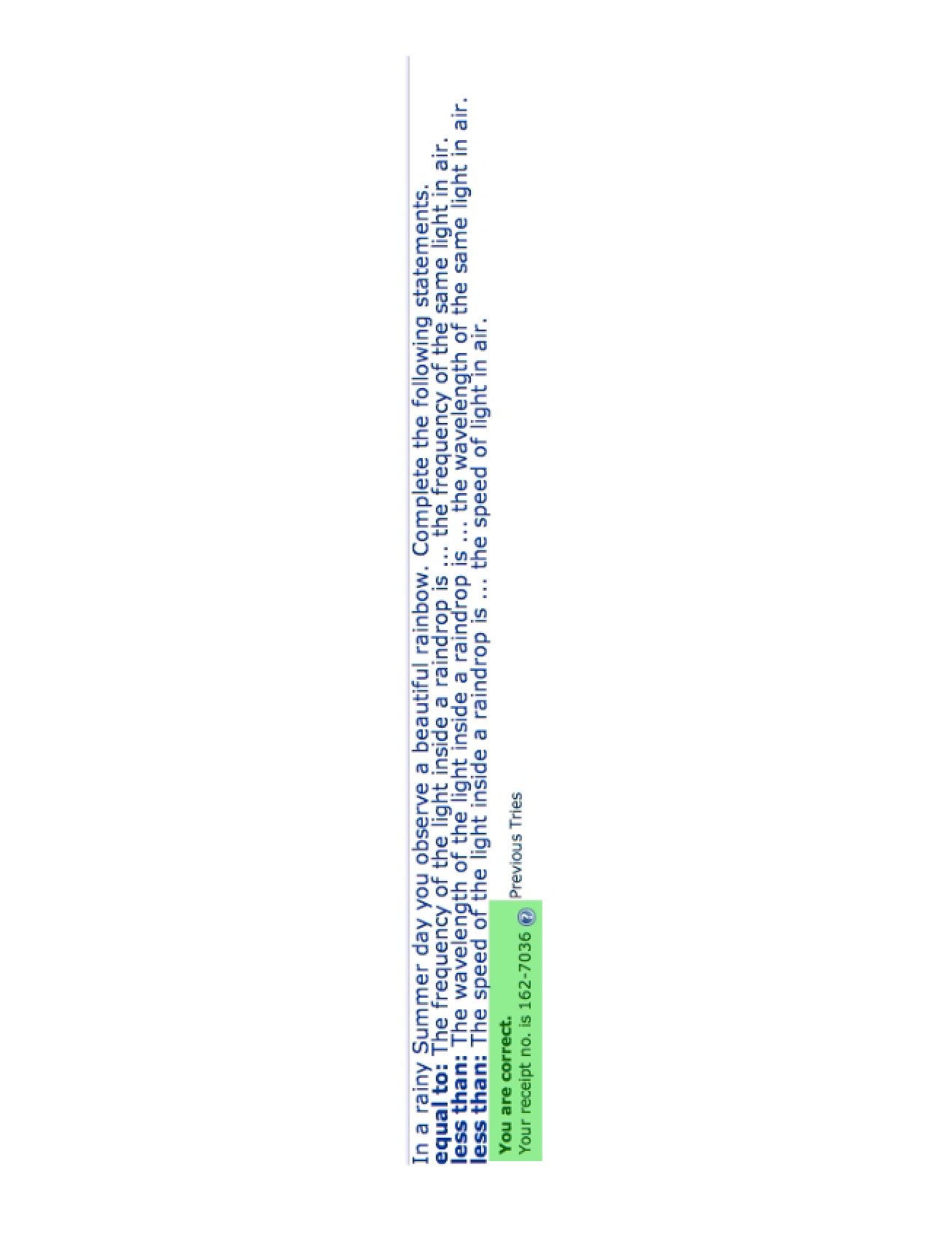 Test Four Corrections