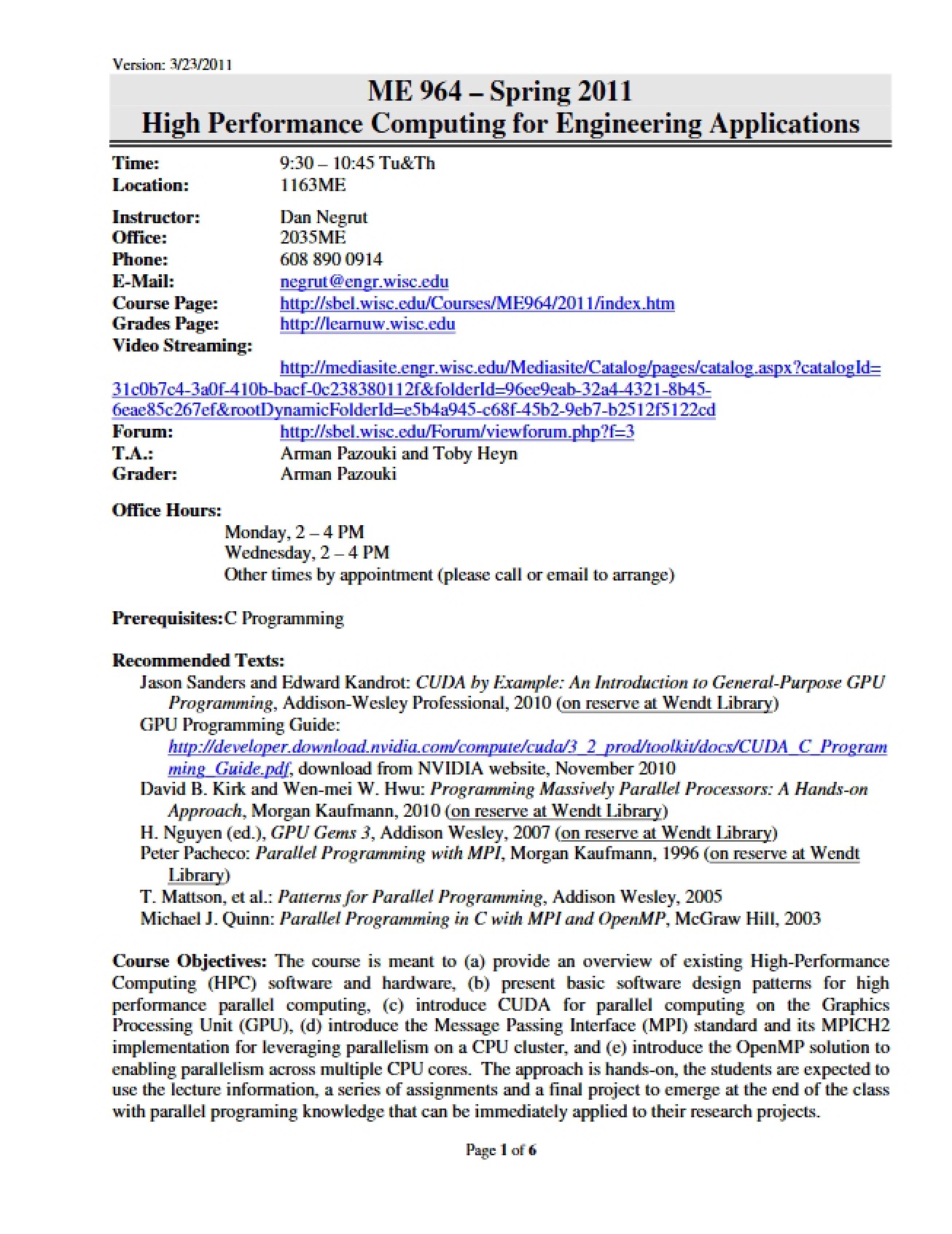 GPU Computing and Parallel Computing Overview