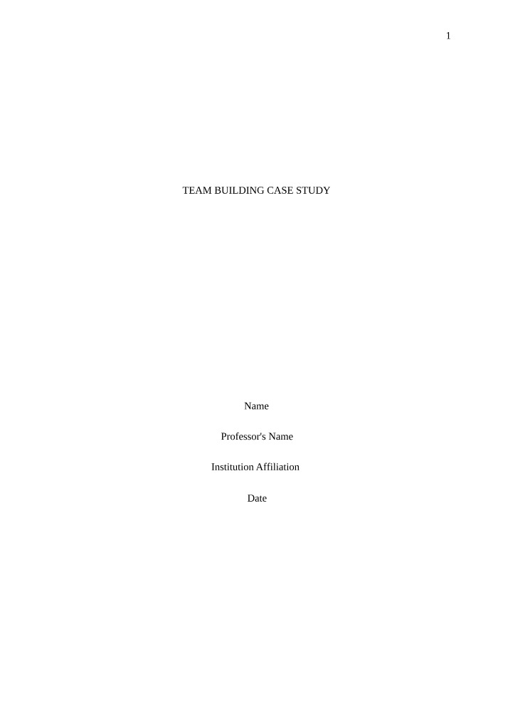 Boosting Team Performance - Motivation and Skills Case Study