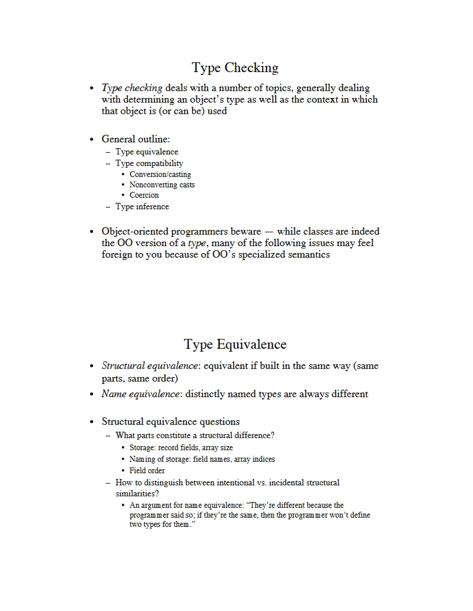 Programming Languages Guide