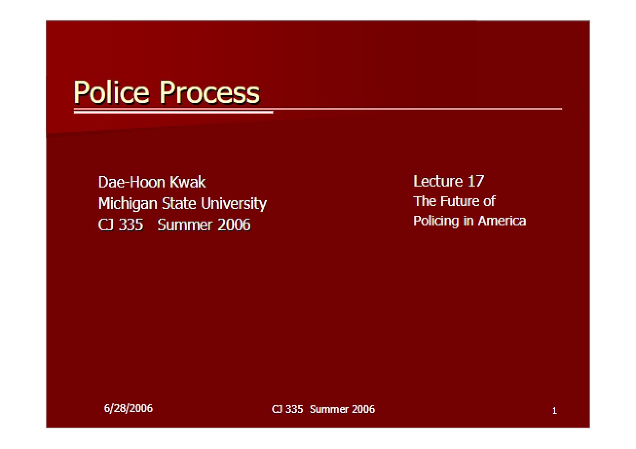 Seventeenth Lecture