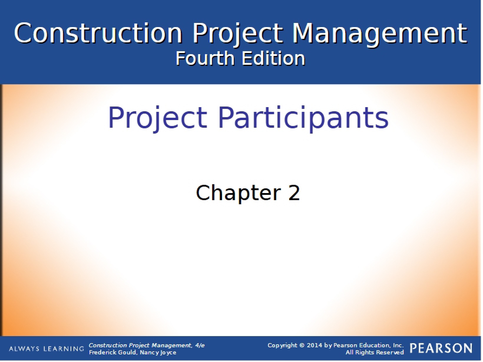 Construction Overview Chapter 02