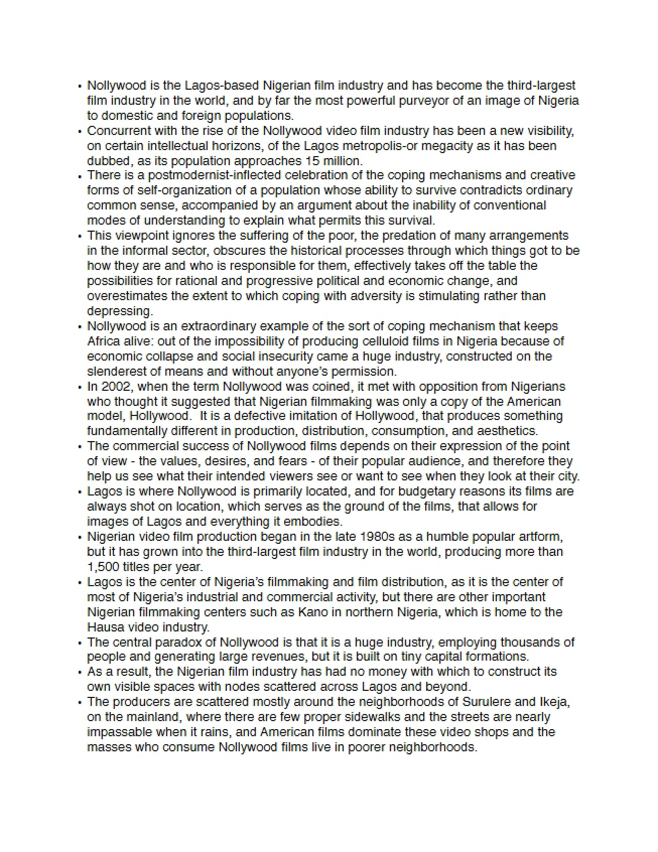 Lecture Notes (Africa XLIV)