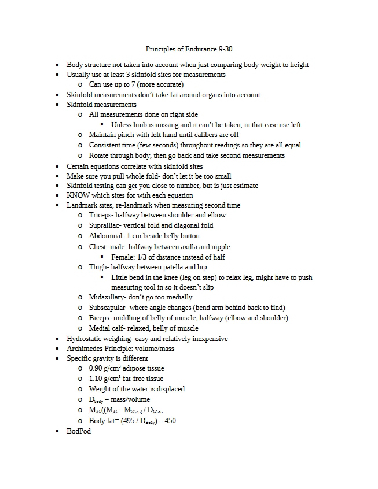 Fundamentals of Endurance Training