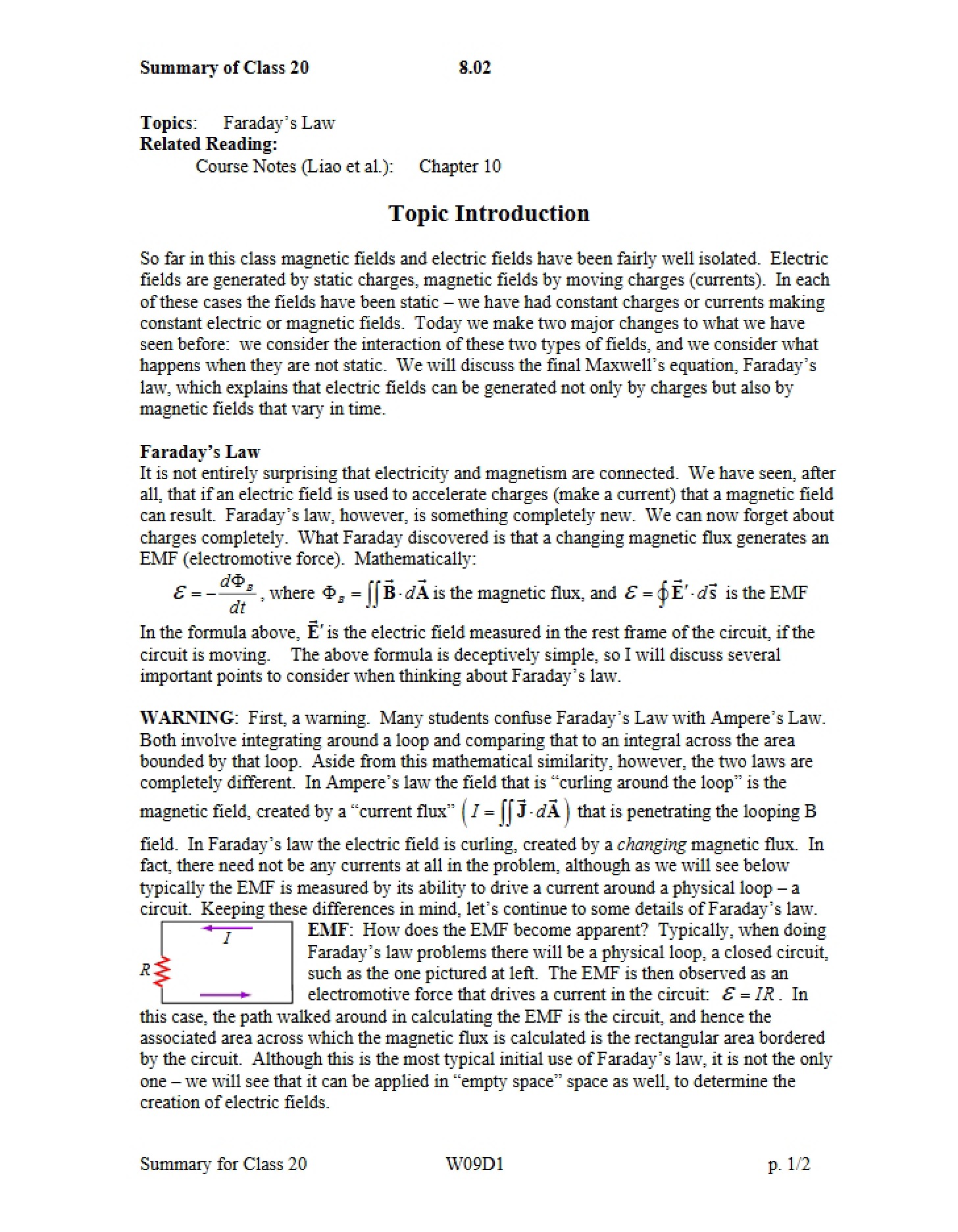 Introduction to Topic - 2 Pages
