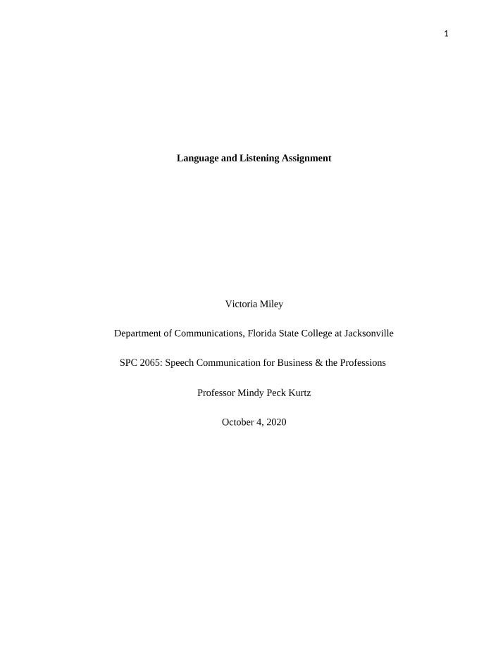 Analysis of Persuasive Commercials
