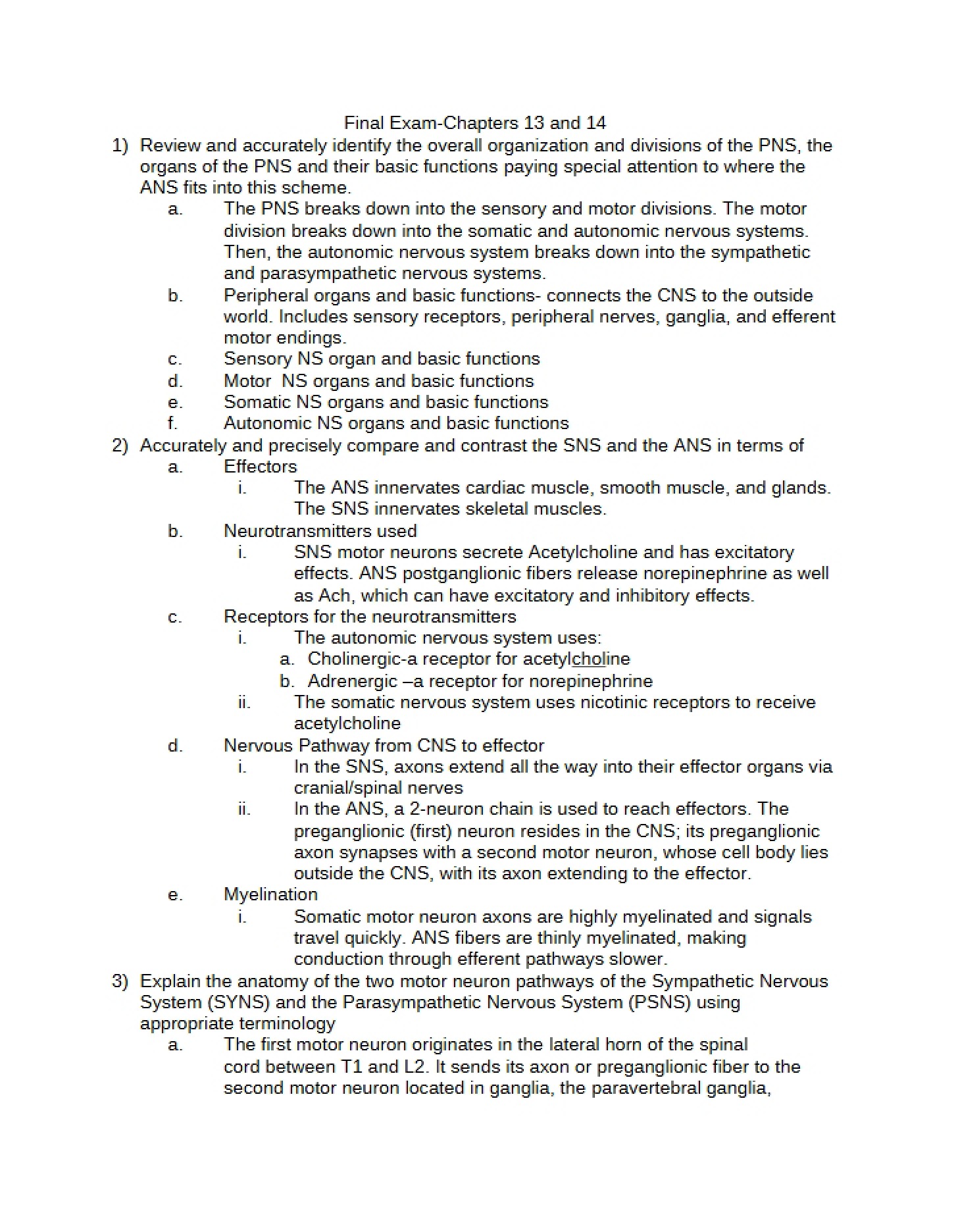 Final Examination
