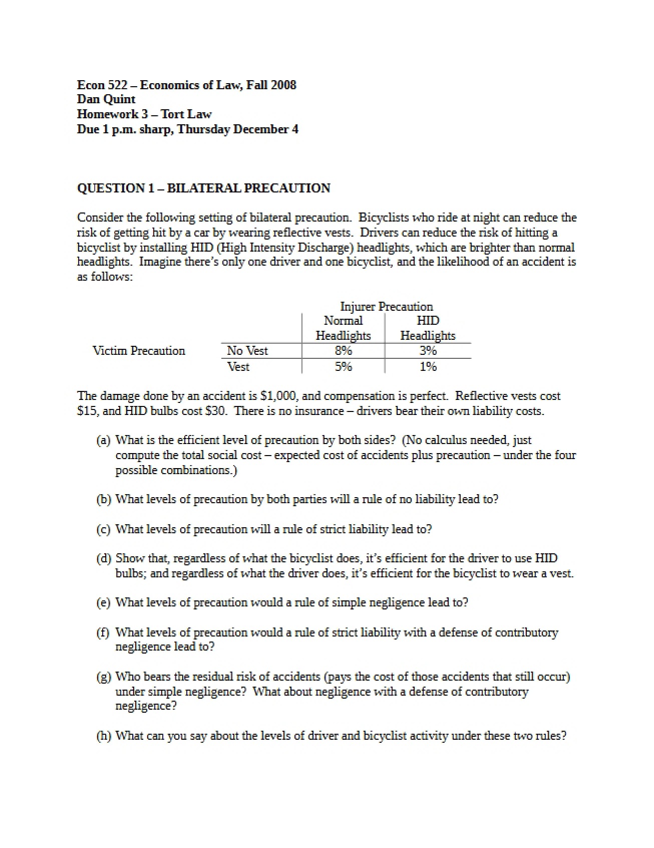 General Homework