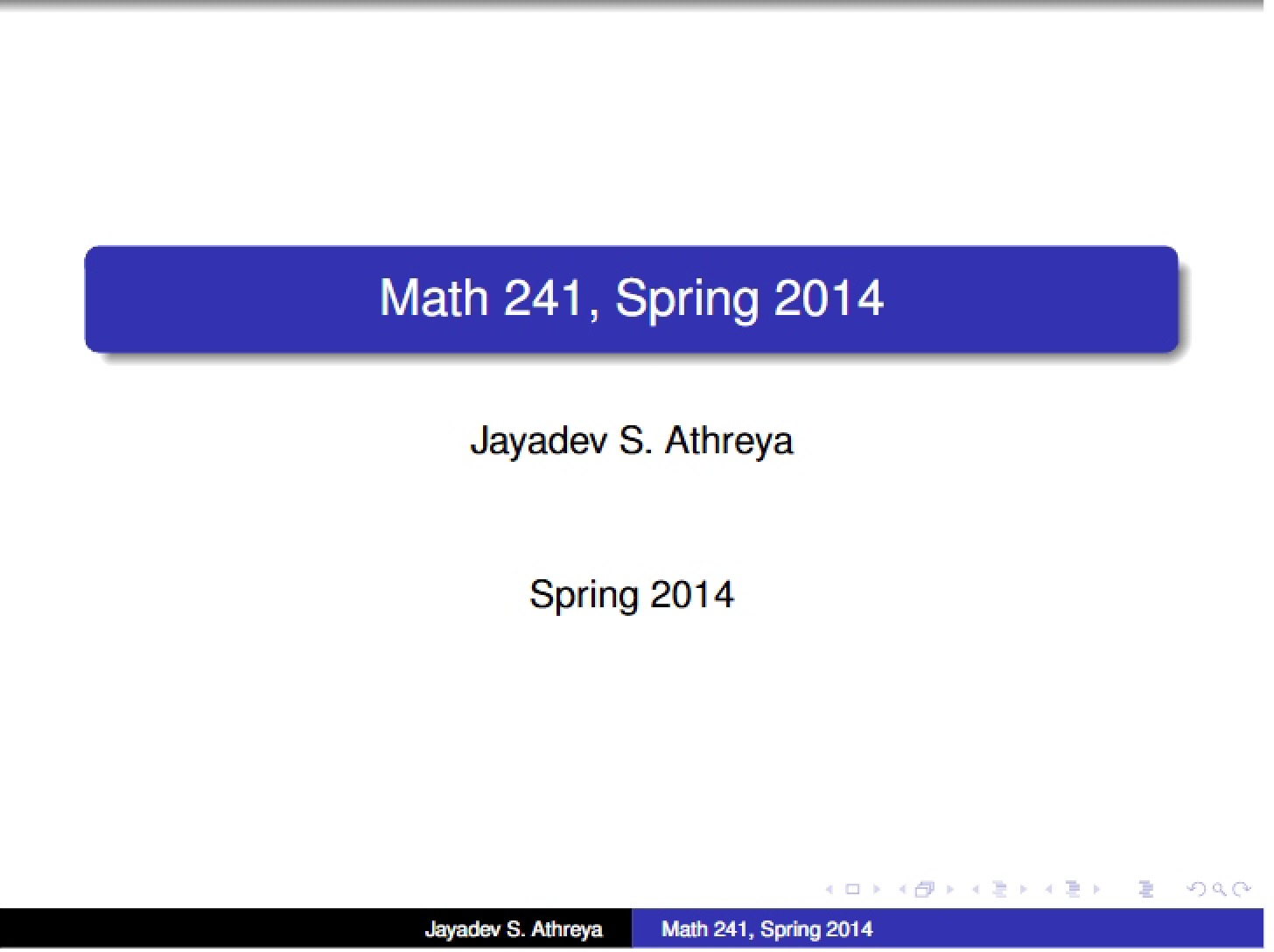Lecture Feb 07, 2014