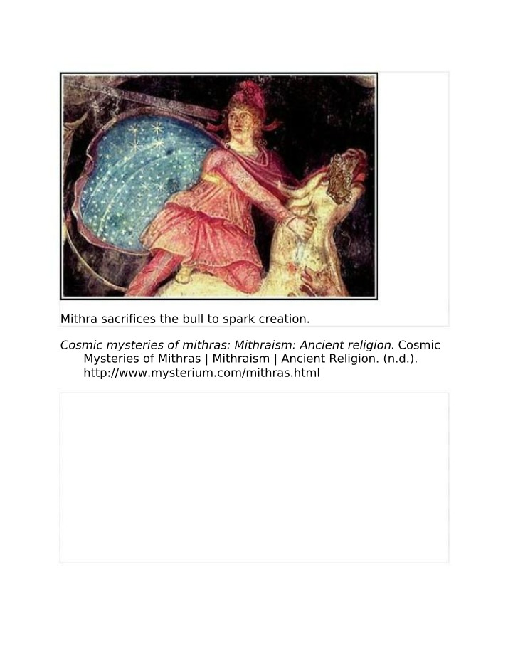Cosmic Mysteries of Mithras - Unveiling an Ancient Myth