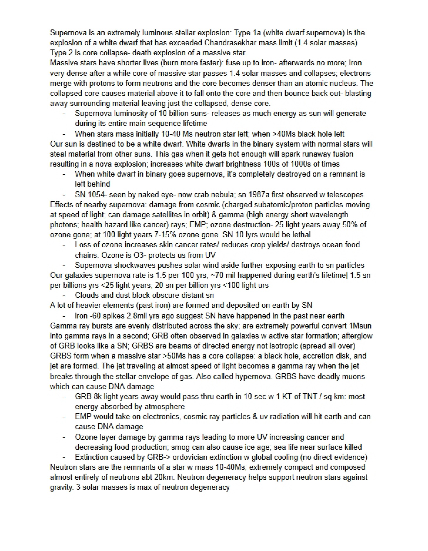 Review for Third Test