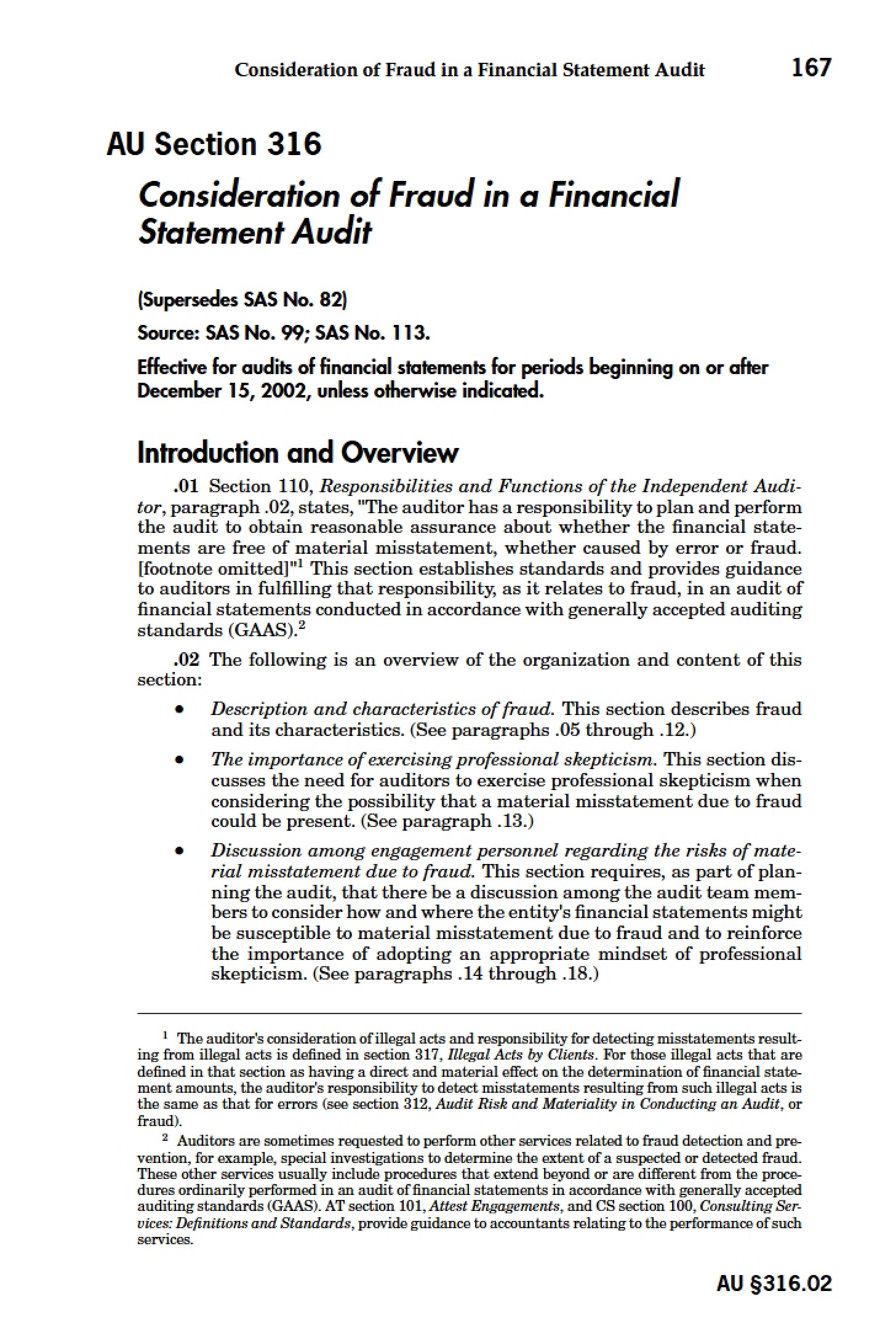 Auditing Financial Statements for Fraud