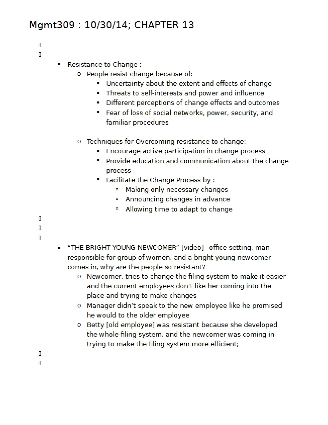 Unit 3, Chapter 13 (October 30)