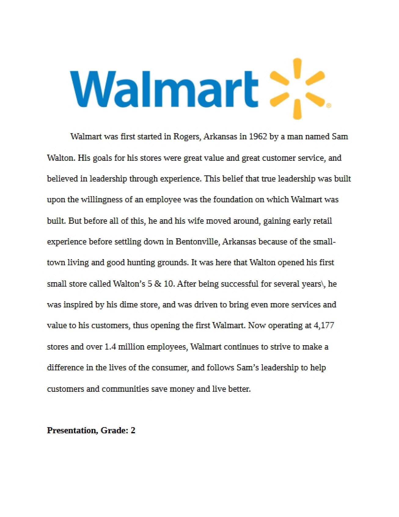 Analysis Paper on Consumers