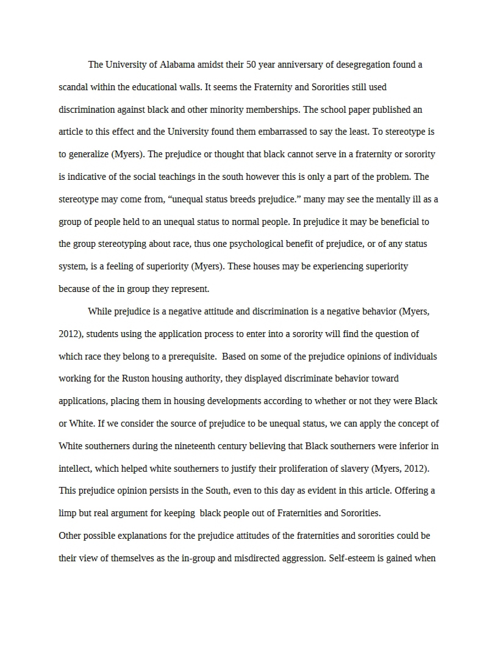 Psychology Essay