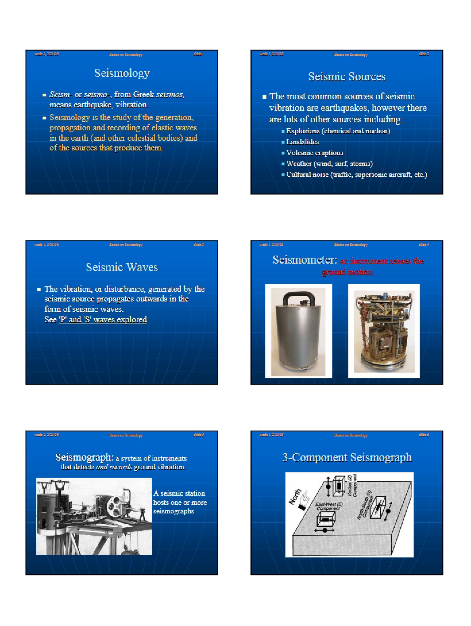 Principles of Seismology