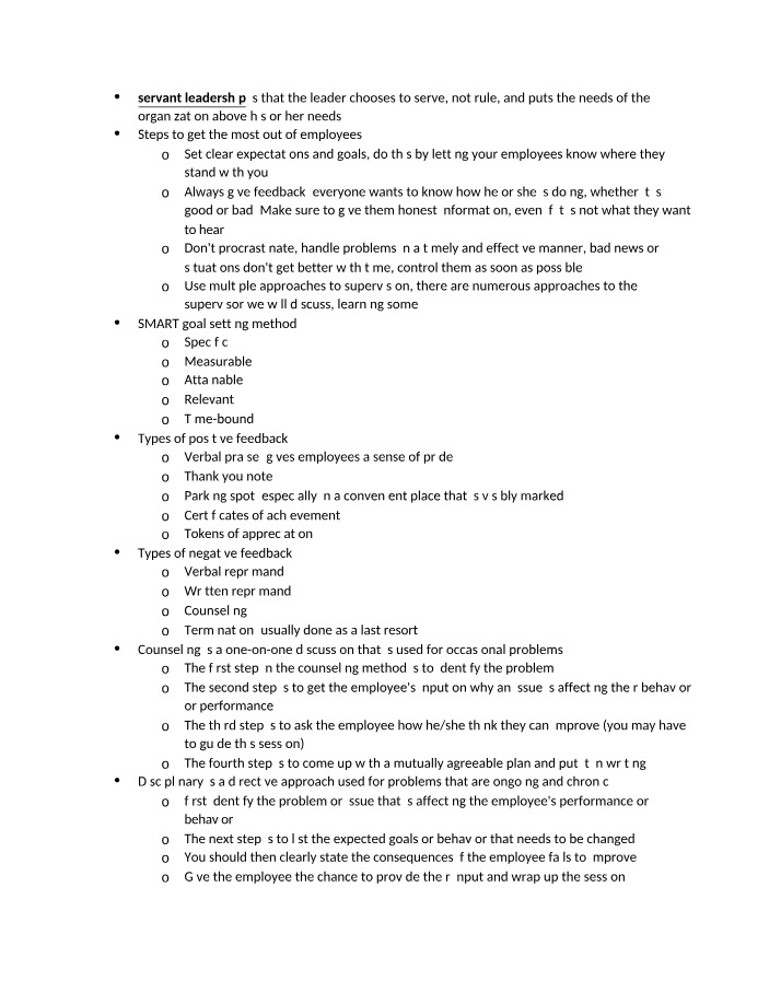 Goal Setting (Week 2)