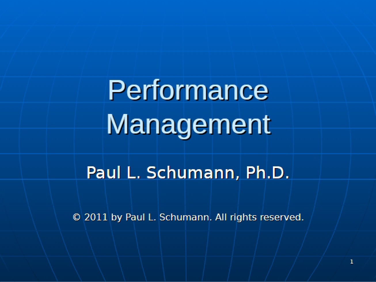 Managing Employee Performance