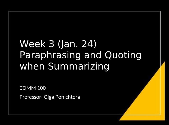 Paraphrasing and Quoting in Summaries