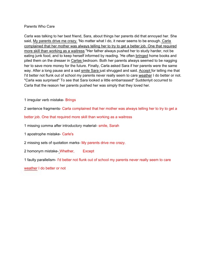 The Love Behind Parental Push - Carla's Story