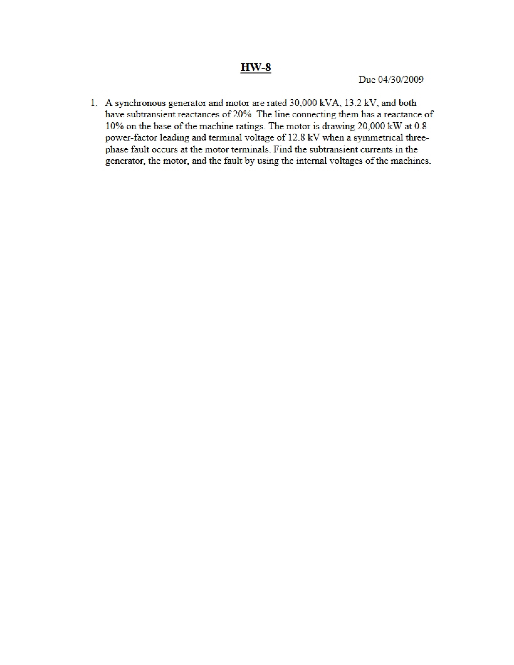Eighth Homework