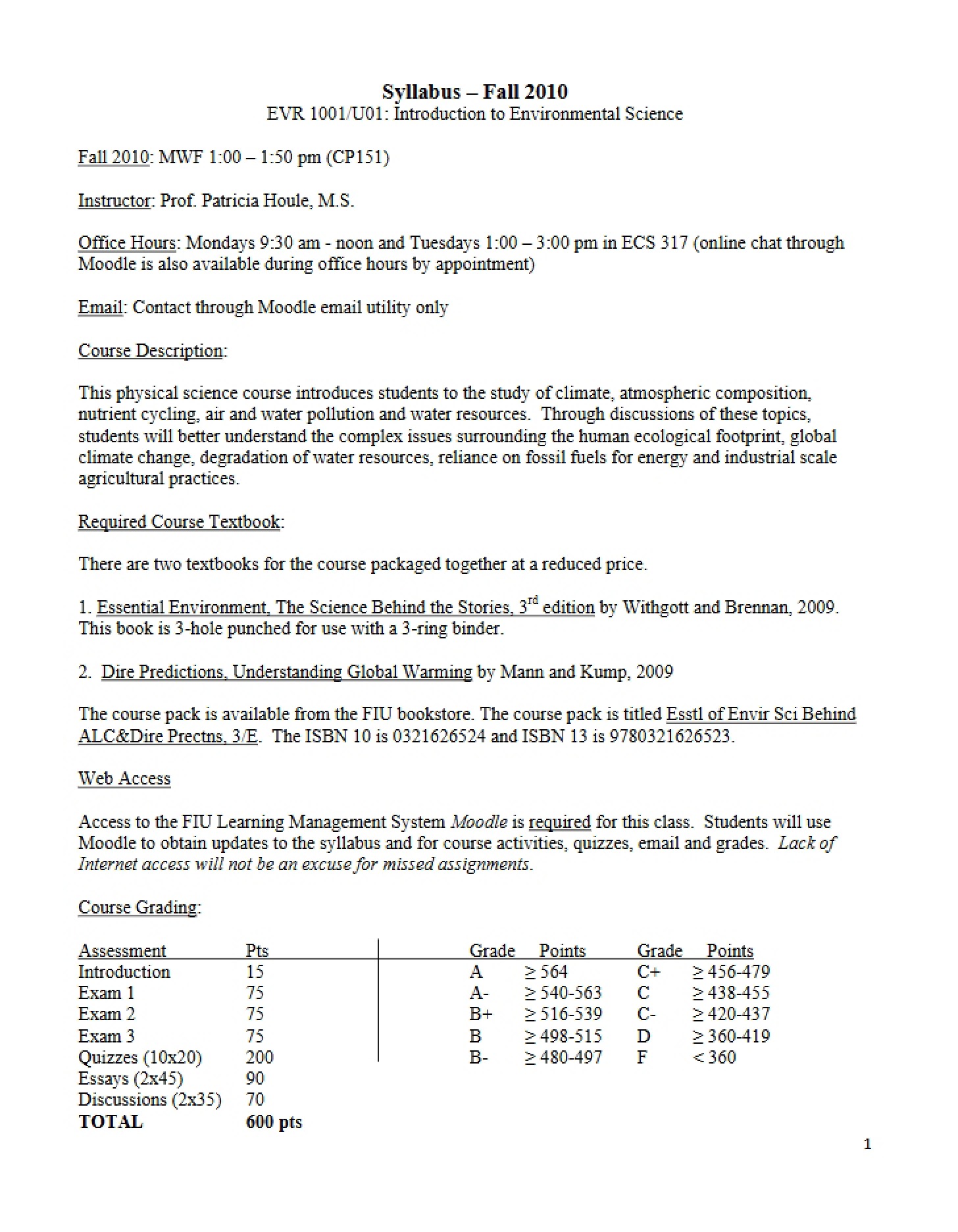 Class Plan