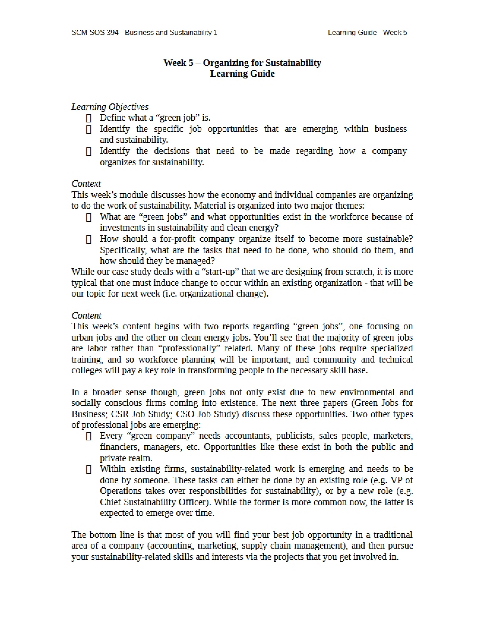 Learning Guide Week 05