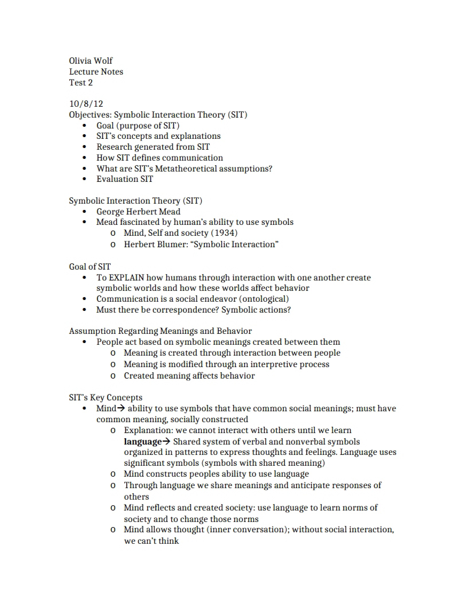 Course Notes for COMM 250