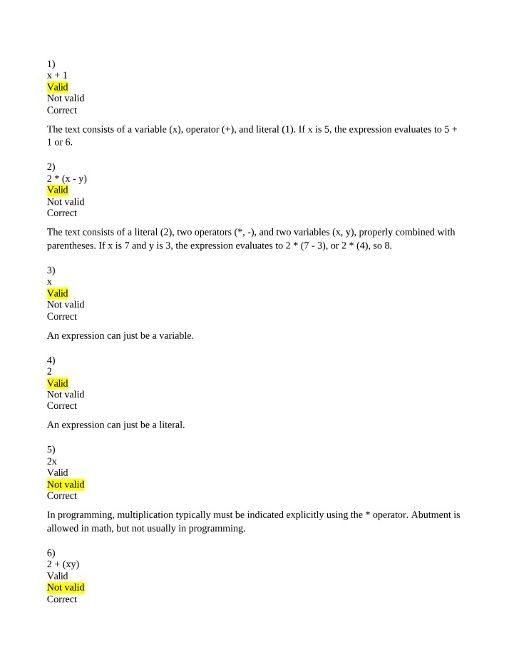 Variables, Operators, and Expressions in Programming