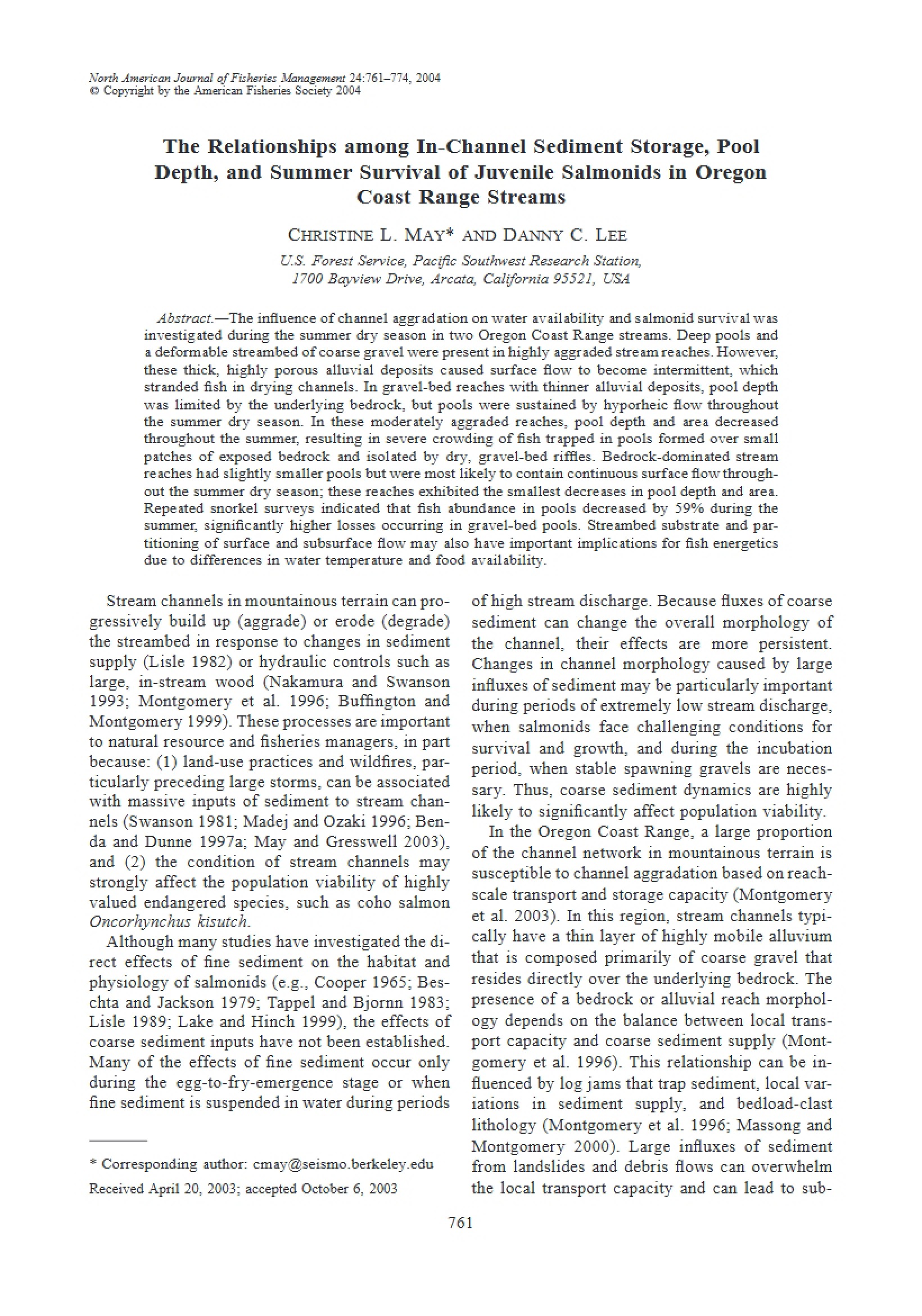 Lecture Notes Geomorphology