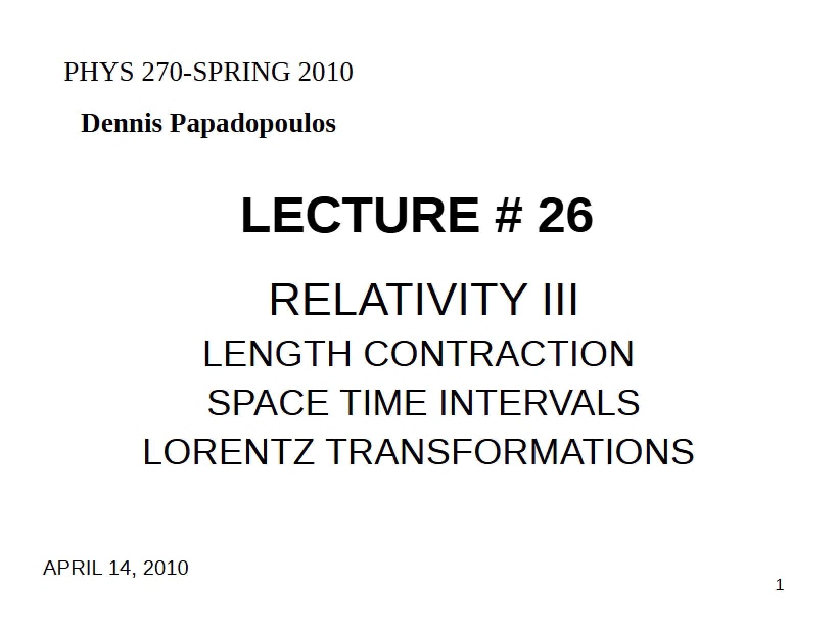 Third Part Relativity