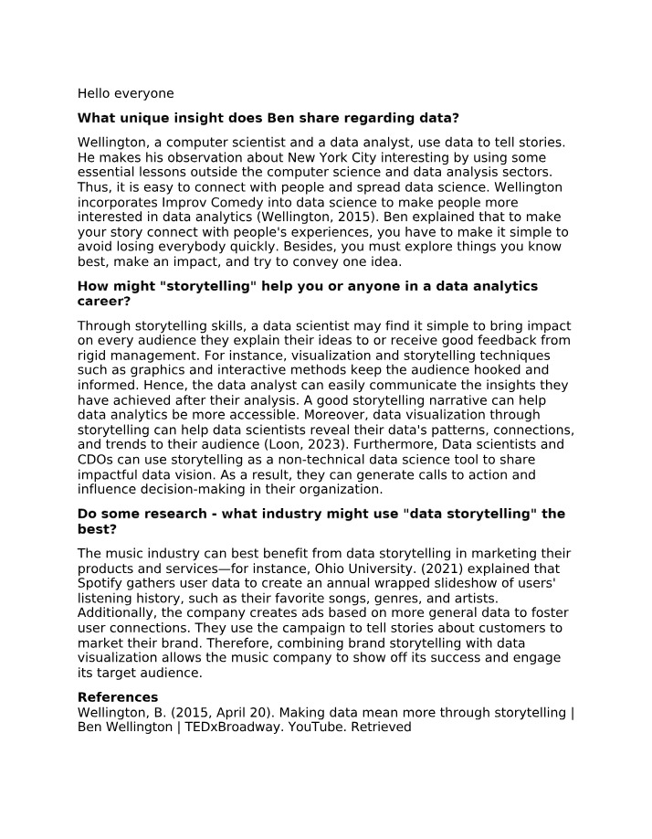 Engaging Audiences Through Data Storytelling