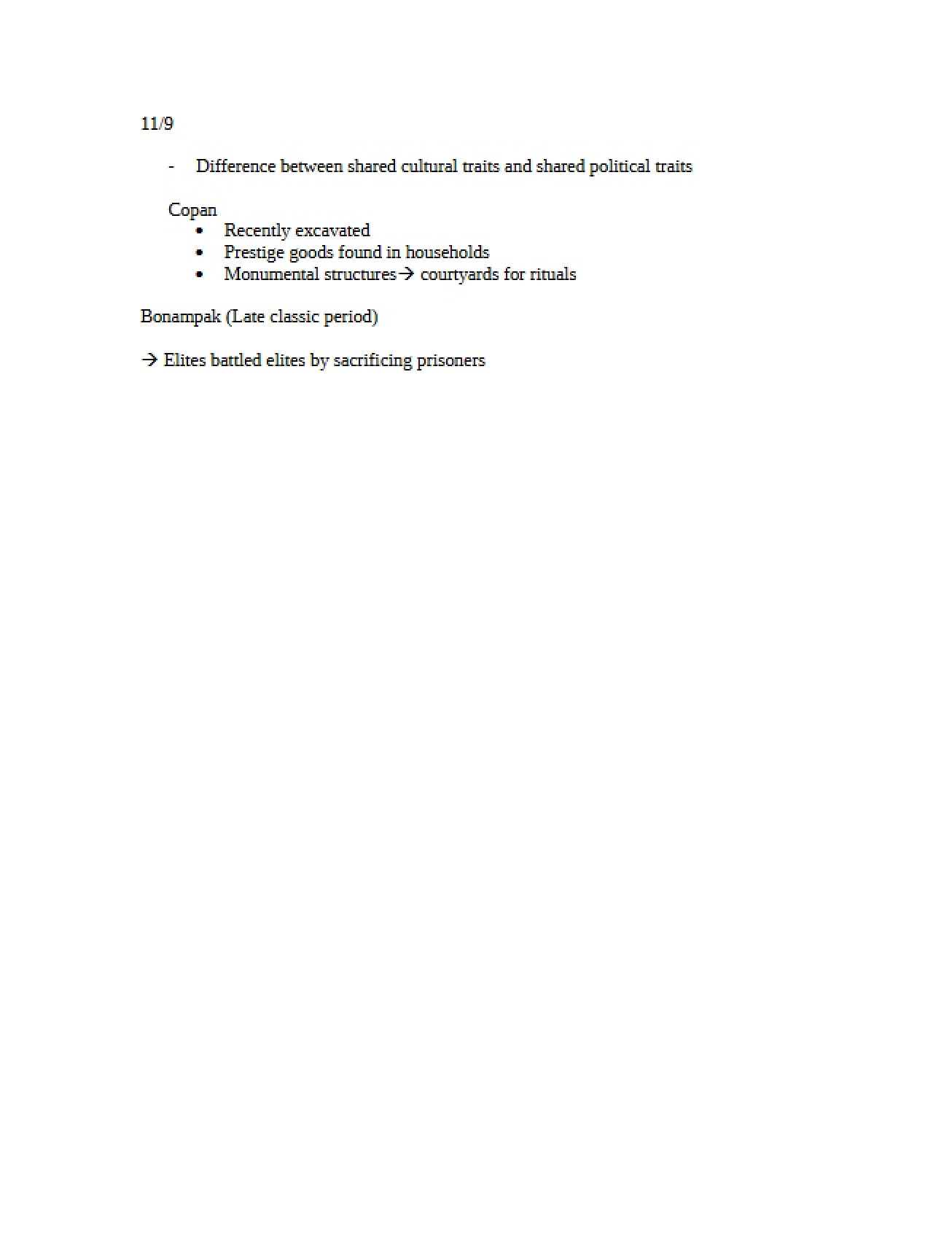 Ancient Civilizations Document