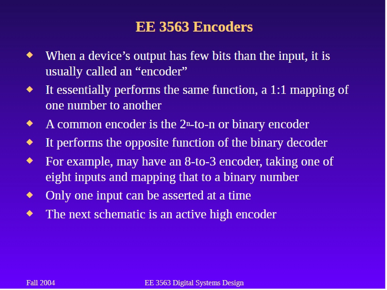 Digital Encoders