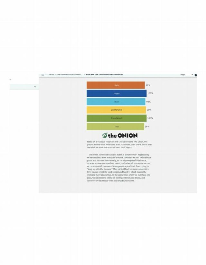 What Americans Want - The Onion Graphic