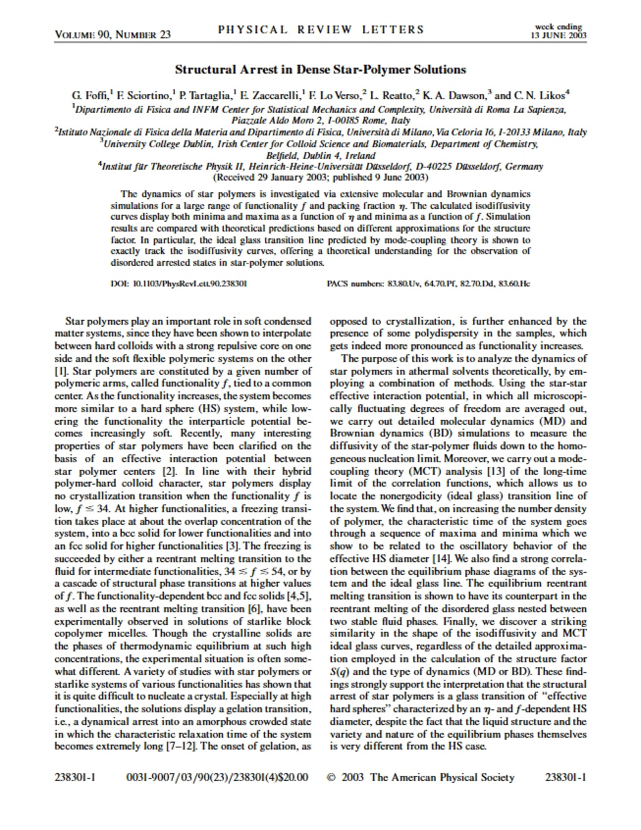 Structural Arrest in Dense Star-Polymer Solutions