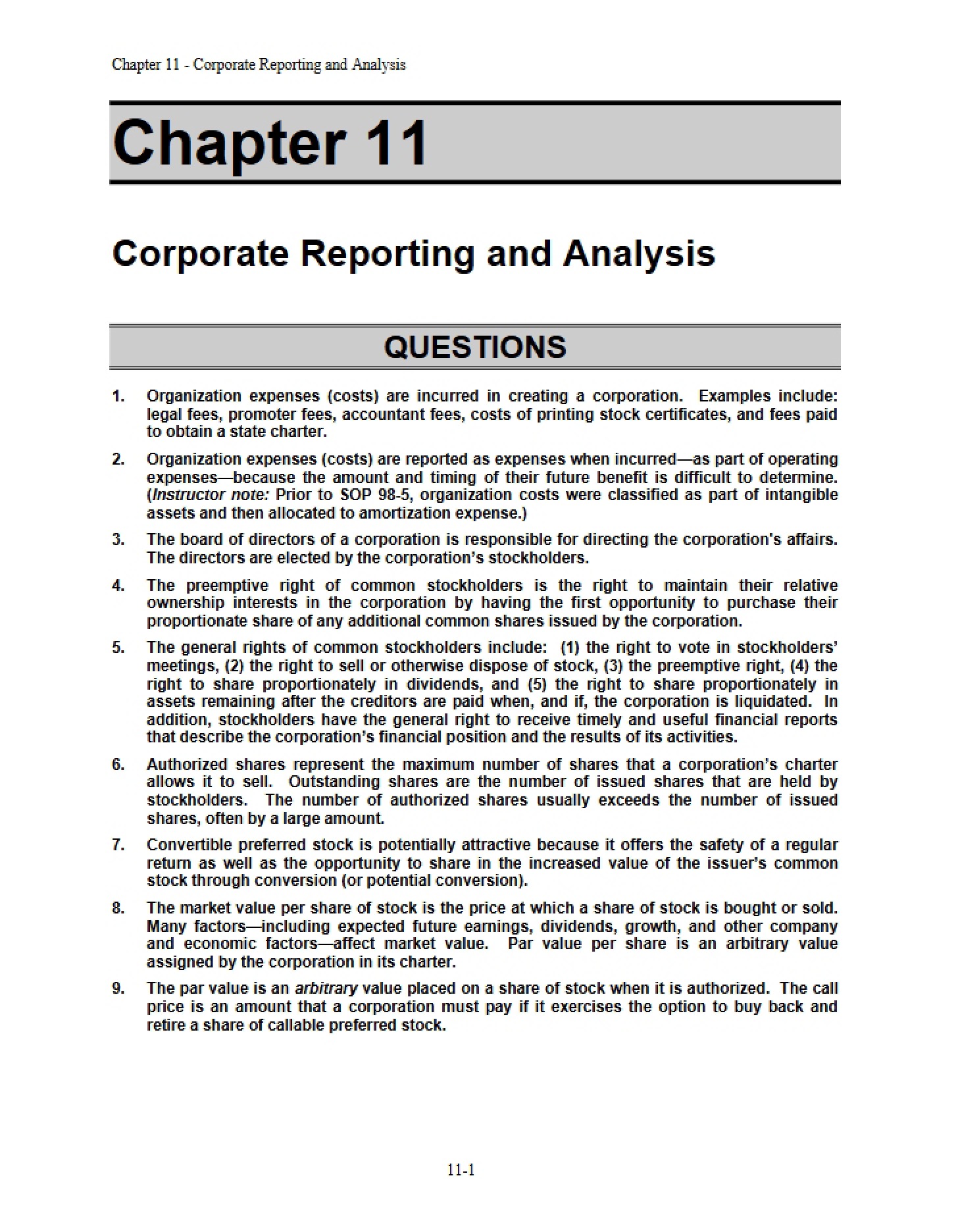 Solutions Manual Financial Accounting Fundamentals 4e Chapter 11