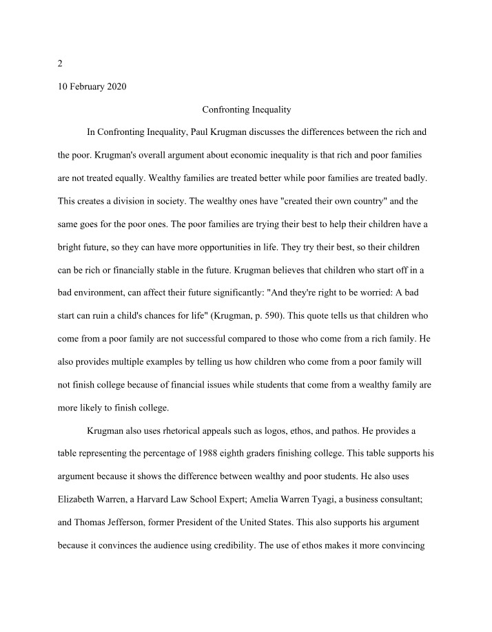 Rhetoric 102 Assignment