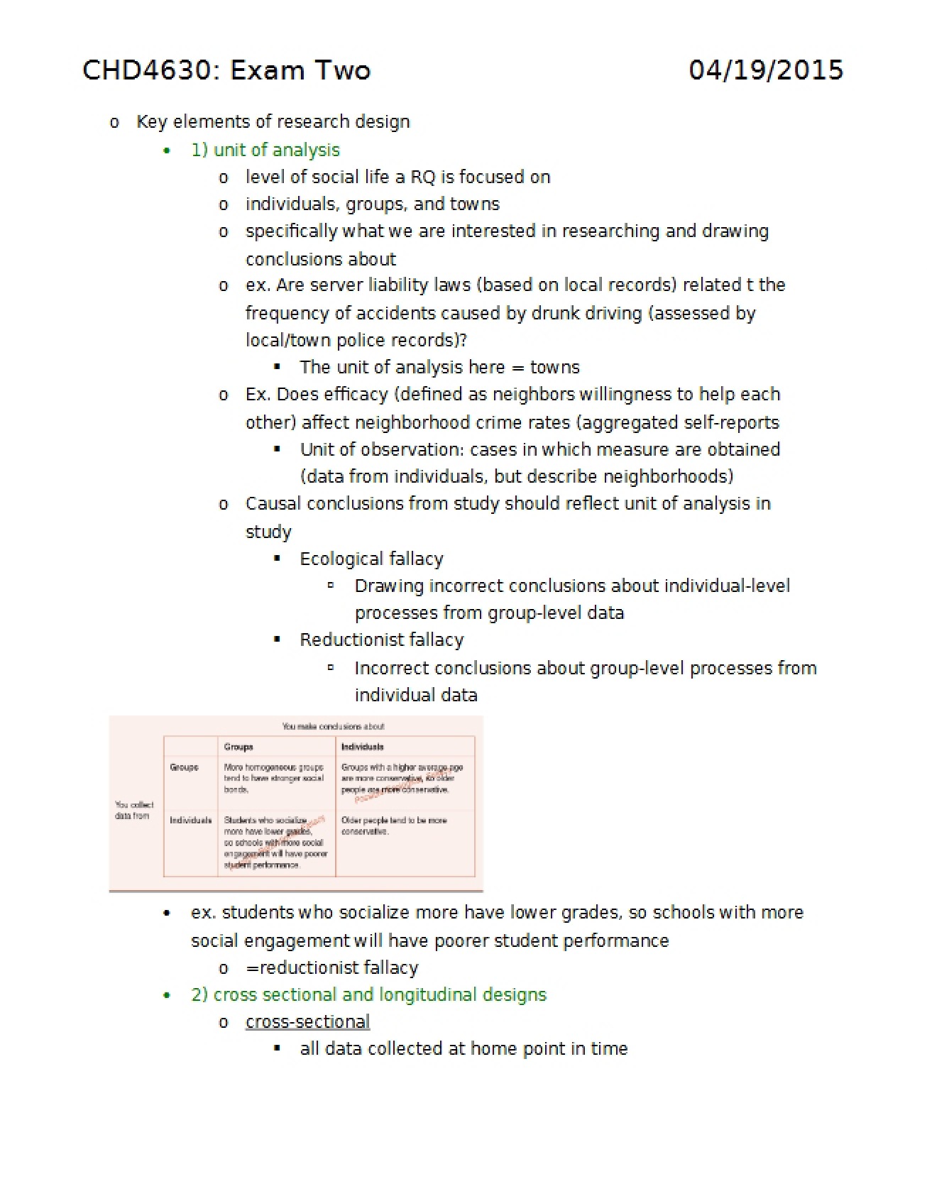 Second Examination