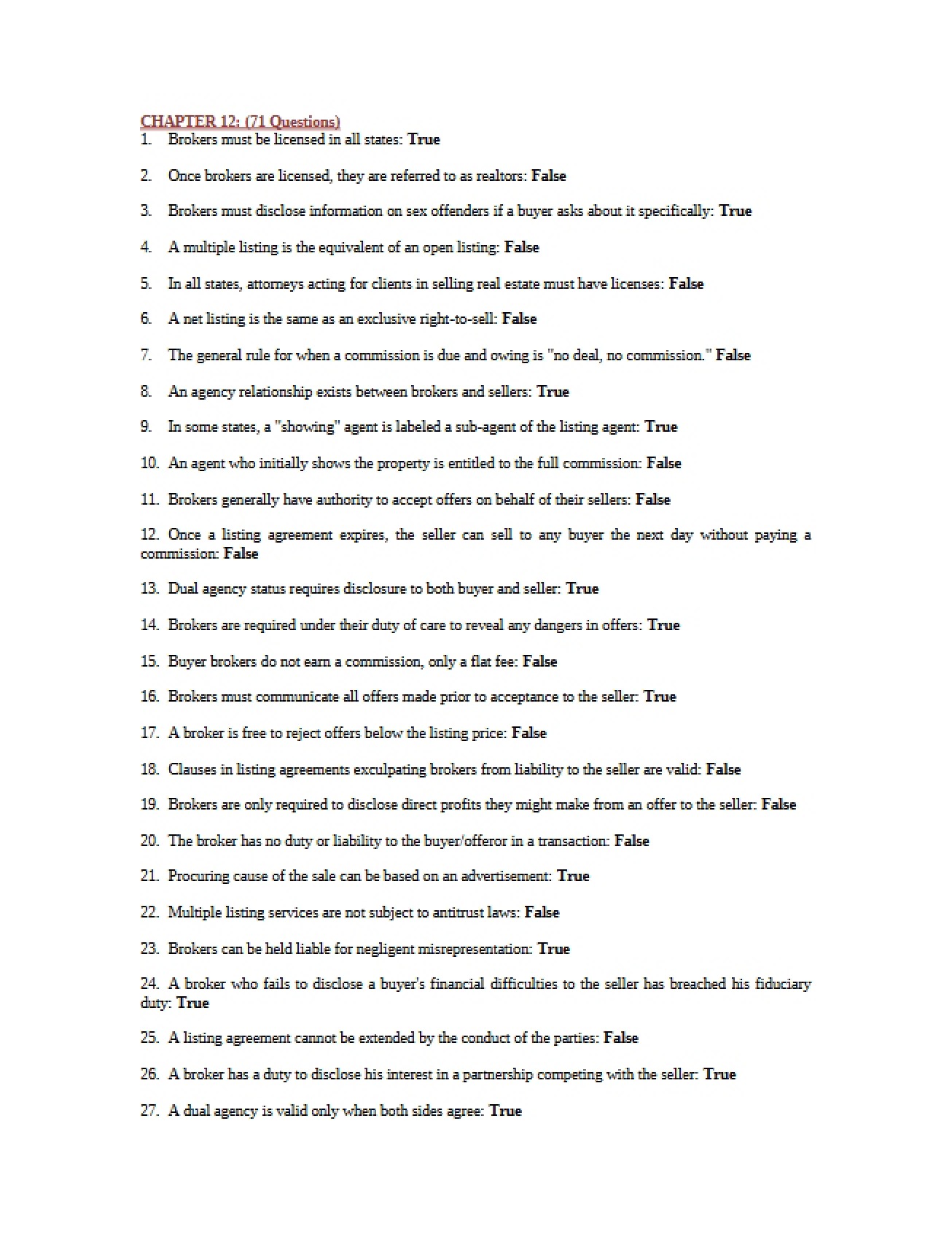 Legal Environment Chapter 12