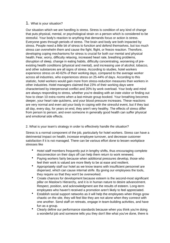 Managing Workplace Stress - Effective Strategies