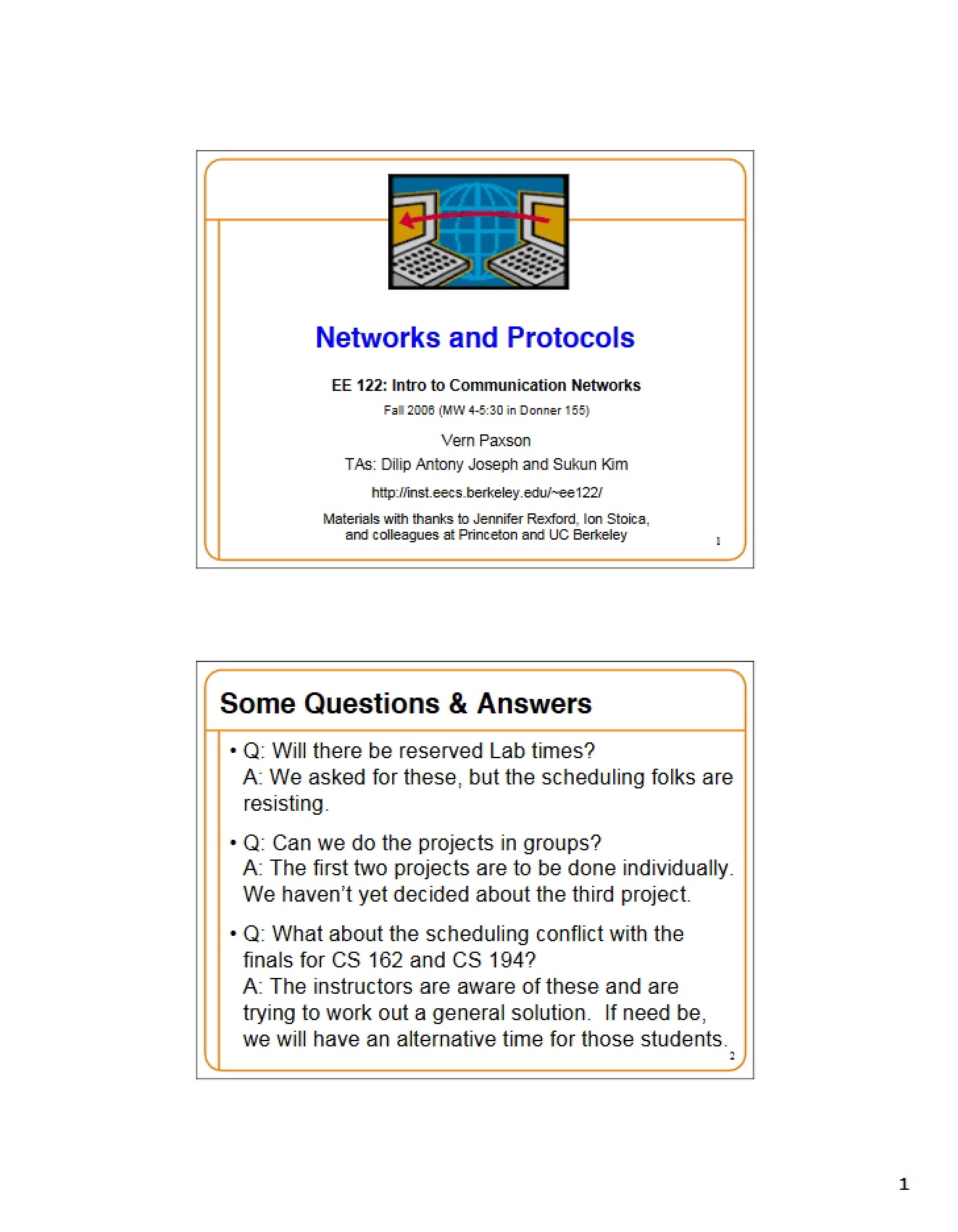 Computer Networks and Protocols
