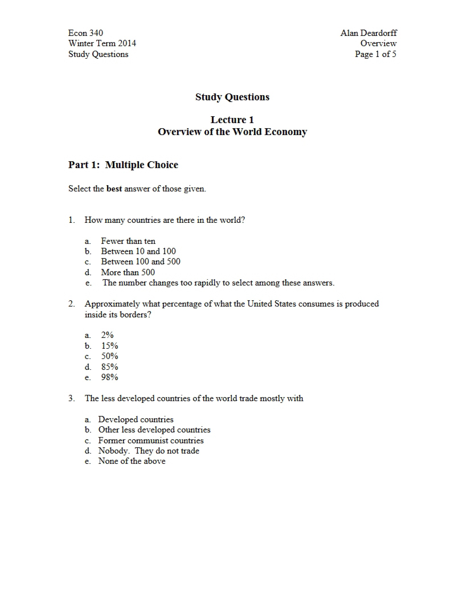 Study Guide 7