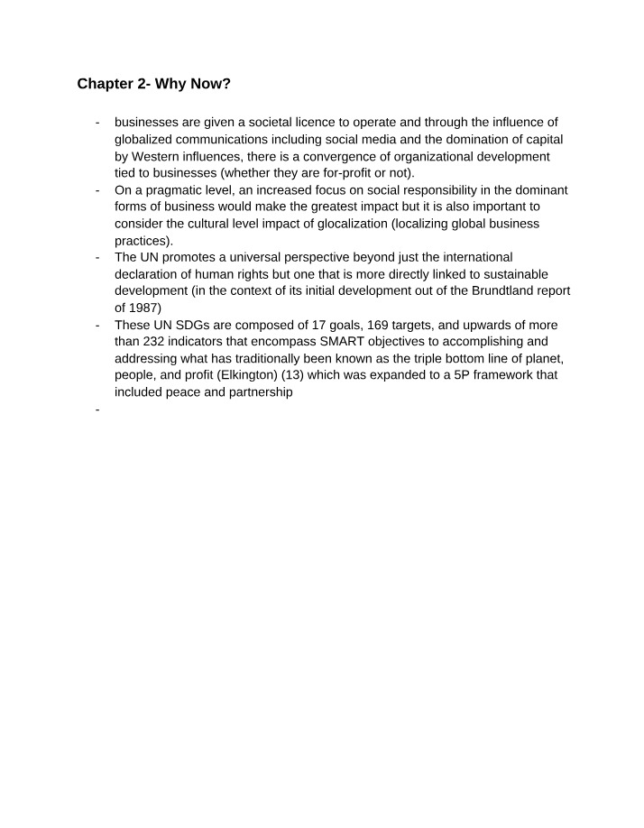 Importance of Business Social Responsibility
