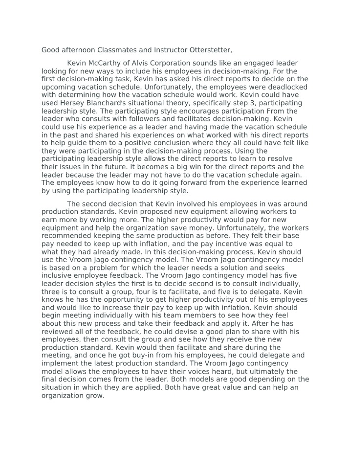 BIO520 Week 2 Discussion Question 1