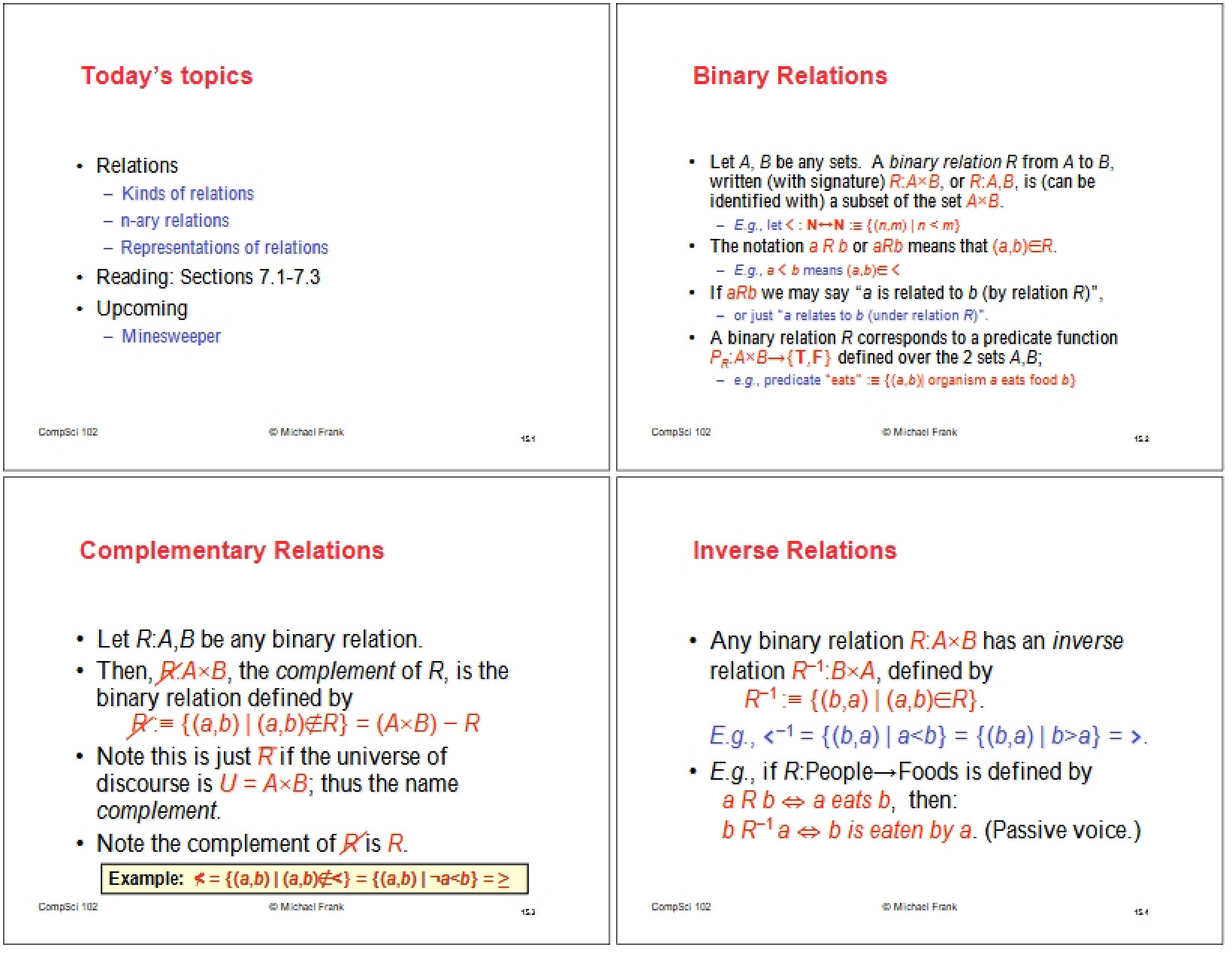 Discrete Mathematics Lecture Material