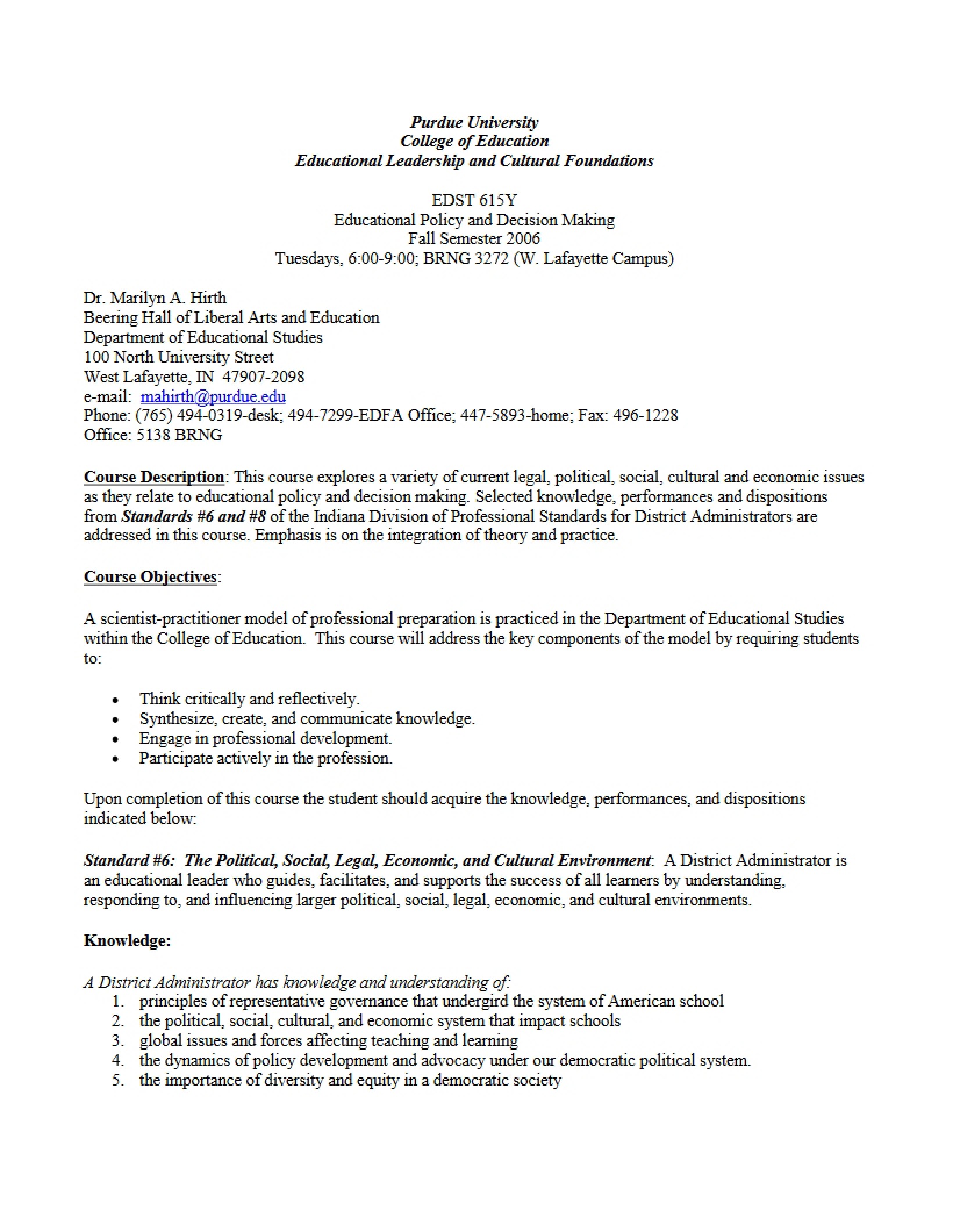 Syllabus